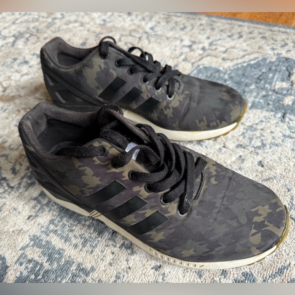 Adidas ZX Flux Camo Shoes - Men’s 8